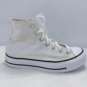 Converse CT All Star White Hi Top Platform Sneakers 560846C Women’s Size 9.5